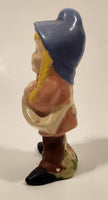 Vintage Snow White and The Seven Dwarves 'Fantasy' Female Girl Dwarf 5 1/8" Tall Hand Painted Ceramic Figure