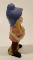 Vintage Snow White and The Seven Dwarves 'Fantasy' Female Girl Dwarf 5 1/8" Tall Hand Painted Ceramic Figure