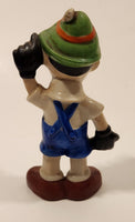 Vintage Disney Pinocchio 4 3/4" Tall Hand Painted Porcelain Figurine Made in Japan