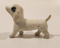 Crayola Scribble Scrubbie 3" Long White Weiner Dog Toy Figure