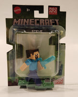 2023 Mattel Micro Collection Mojang Studios Minecraft Steve 2" Tall Toy Action Figure New in Package