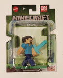 2023 Mattel Micro Collection Mojang Studios Minecraft Steve 2" Tall Toy Action Figure New in Package
