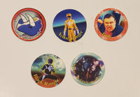 1994 Saban Power Rangers Pogs Caps Lot of 5