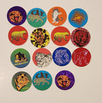 Mixed Big Cats and Kittens Pogs Caps Lot of 15