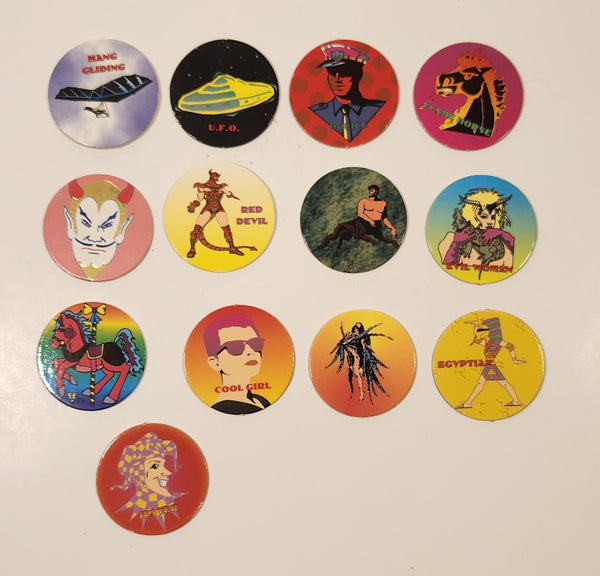 Mixed Pogs Caps Lot of 13