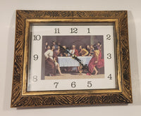 The Last Supper 11 " x 13" Plastic Framed Wall Clock
