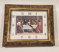 The Last Supper 11 " x 13" Plastic Framed Wall Clock