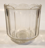 Vintage Clear Glass Spooner Dish 4 1/4" Tall