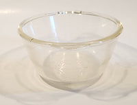 Glasbake #225-235 1 Quart Oval Clear Glass Decorative Casserole Baking Dish