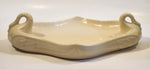 Vintage 1940s Double Swan Ceramic Console Tray Plate