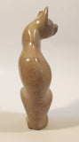 Genuine Besmo Hand Carved Cat Figurine Made in Kenya