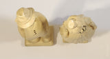 Vintage German Dutch Boy and Girl Chalkware Figurines Set of 2