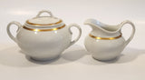 Crown Imperial Czecho-Slovakia Sugar Bowl and Creamer Jug