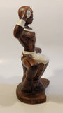 Treasure Craft Hawaiian Beach Drummer 10 1/2" Tall Ceramic Statue Figurine