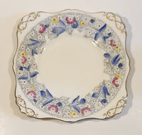 Tuscan Fine English Bone China Blue Bird 9" Square Plate