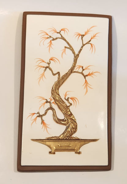 buy bonsai tree toronto Vintage Tuscanart Toronto Canada Bonsai Tree 7 3/4" x 14" Chalkware Wa – Treasure Valley Antiques & Collectibles