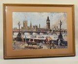 Big Ben and Houses of Parliament Art Painting Print By Henry Moss
