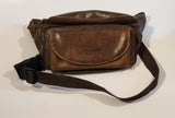 The Stone Brown Leather Like Fanny Pack Waist Bag