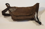 The Stone Brown Leather Like Fanny Pack Waist Bag