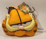 1995 Paws Play By Play Garfield 9" Tall Toy Plush Stuffed Character with Suction Cup Hanging and Original Tags