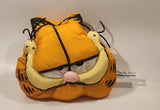 1995 Paws Play By Play Garfield 9" Tall Toy Plush Stuffed Character with Suction Cup Hanging and Original Tags