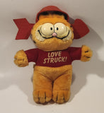 1978, 1981 Dakin Paws Garfield 'Love Struck!' 8 1/2" Tall Toy Plush Stuffed Character with Suction Cup Hanging