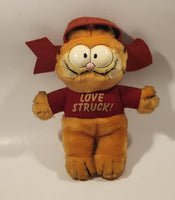 1978, 1981 Dakin Paws Garfield 'Love Struck!' 8 1/2" Tall Toy Plush Stuffed Character with Suction Cup Hanging