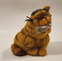 1978, 1981 Dakin Paws Garfield Graduation Cap 6 1/2" Tall Toy Plush Stuffed Character