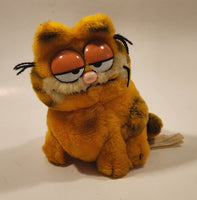 1978, 1981 Dakin Paws Garfield 6 1/2" Tall Toy Plush Stuffed Character