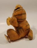 1978, 1981 Dakin Paws Garfield 6 1/2" Tall Toy Plush Stuffed Character with Suction Cup Hanging