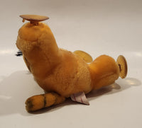 1978, 1981 Dakin Paws Garfield 6 1/2" Tall Toy Plush Stuffed Character with Suction Cup Hanging