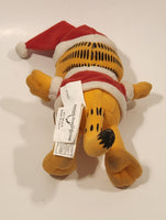 1978, 1981 Russell Stover Paws Garfield Christmas Santa Claus 9" Tall Toy Plush Stuffed Character