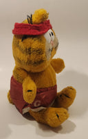 1978, 1981 Fun Farm Paws Garfield Gym Clothes 10" Tall Toy Plush Stuffed Character