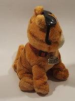 2004 Ty Beanie Babies Paws Garfield 'Cool Cat' with Black Pivoting Sunglasses 7" Tall Toy Plush Stuffed Character