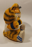 1978 1981 Fun Farm Paws Garfield Jogger No Sweat 8" Tall Toy Plush Stuffed Character with Tag