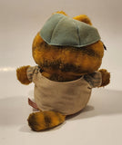 1978 1981 Fun Farm Paws Garfield Baseball Player 9 1/2" Tall Toy Plush Stuffed Character