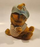 1978 1981 Fun Farm Paws Garfield Baseball Player 9 1/2" Tall Toy Plush Stuffed Character