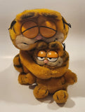 1978 1981 Dakin Paws Garfield Holding Plush 12" Tall Toy Plush Stuffed Character