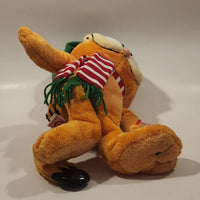 2006 Ty Beanie Buddy Paws Garfield Christmas 12" Tall Toy Plush Stuffed Character with Tag