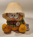 1978 1981 Dakin Paws Garfield 'Born To Party' with Lampshade on Head 8 1/2" Tall Toy Plush Stuffed Character with Tag