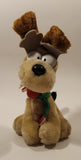 1990 McDonald's M-B Sales Paws Garfield Reindeer 9 1/2" Tall Toy Plush Stuffed Character