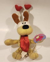 Russell Stover Garfield Odie Valentine's Day 9" Tall Toy Plush Stuffed Character with Tag