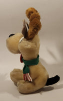 1990 McDonald's M-B Sales Paws Garfield Reindeer 9 1/2" Tall Toy Plush Stuffed Character