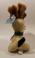 1990 McDonald's M-B Sales Paws Garfield Reindeer 9 1/2" Tall Toy Plush Stuffed Character with Tag