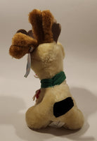 1990 McDonald's M-B Sales Paws Garfield Reindeer 9 1/2" Tall Toy Plush Stuffed Character with Tag