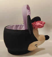 Disney Minnie Mouse 11" Tall Toy Plush Stuffed Character Basket with Tags