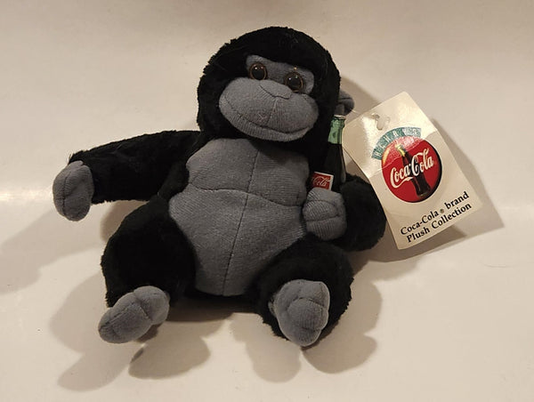 1996 Play By Play Always Coca Cola Gorilla 6 1/2" Tall Toy Stuffed Plush Mascot with Tag