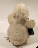 1996 Coca Cola Polar Bear with Bottle 6 1/2" Tall Toy Stuffed Plush Mascot