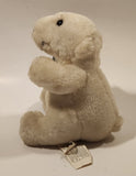 1996 Coca Cola Polar Bear with Bottle 6 1/2" Tall Toy Stuffed Plush Mascot