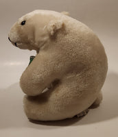 1990s Coca Cola Polar Bear with Bottle 8" Tall Toy Stuffed Plush Mascot